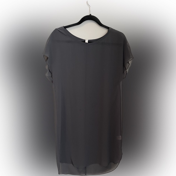 Gentle Fawn Dresses & Skirts - Gentle Fawn Sheer Dress Size Small Gray